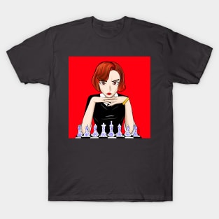 beth harmon the chess master in queen's gambit T-Shirt